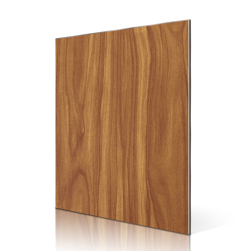 SF512-W Dark Teak aluminium composite panel manufacturers