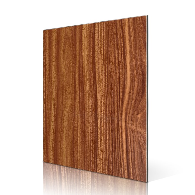 RC202-W Dark Teak aluminum composite material suppliers