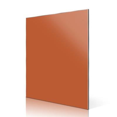 AL89-R High Light Orange aluminum composite panel manufacturers