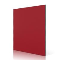 AL15-R Red aluminium composite panel exterior designs