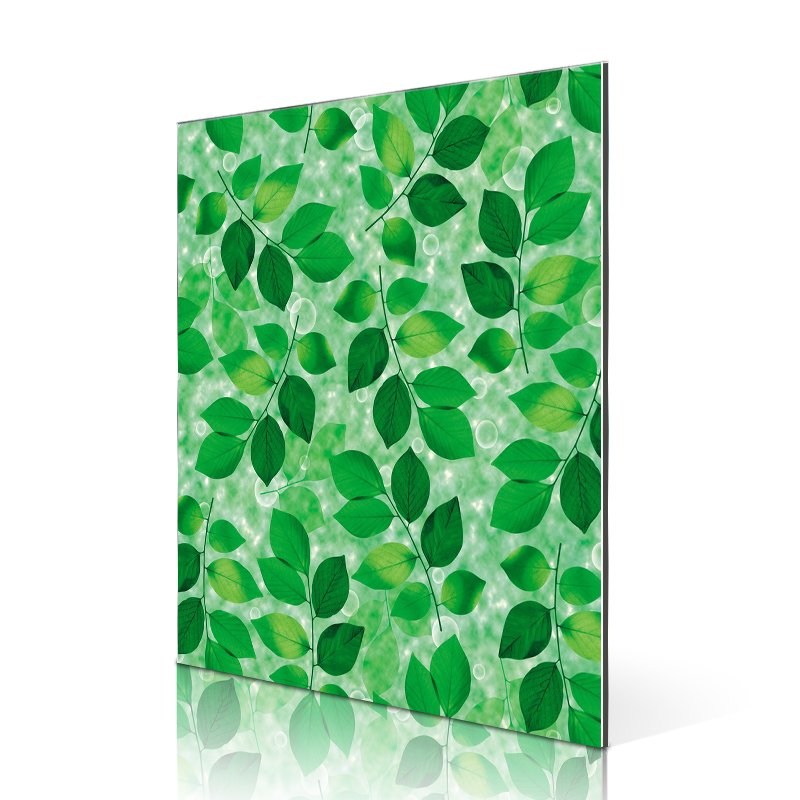 SF4401-FG Green Leaves aluminum composite panel design